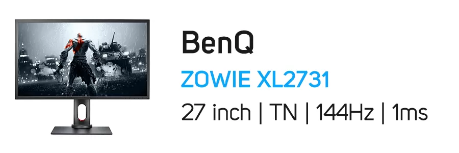مانیتور 27 اینچ زویی بنکیو مدل BenQ ZOWIE XL2731