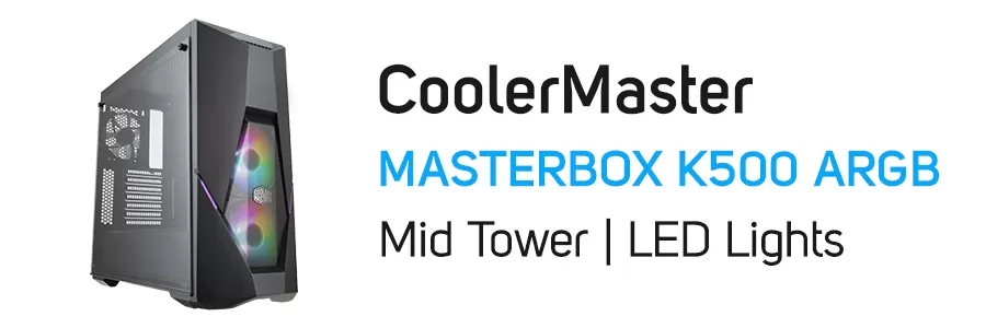 کیس کامپیوتر گیمینگ کولر مستر مدل Cooler Master MASTERBOX K500 ARGB Case