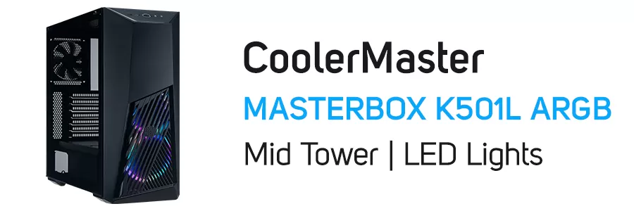 کیس کامپیوتر گیمینگ کولر مستر مدل Cooler Master MASTERBOX K501L ARGB Case