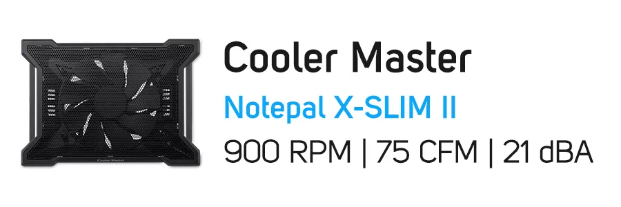 فن خنک کننده لپ تاپ کولر مستر مدل Cooler Master NOTEPAL X-SLIM II