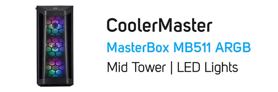 کیس کامپیوتر گیمینگ کولر مستر مدل Cooler Master MasterBox MB511 ARGB Case