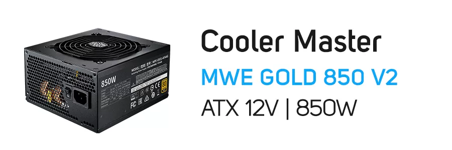 منبع تغذیه (پاور) ماژولار کولر مستر مدل Cooler Master MWE GOLD 850 V2