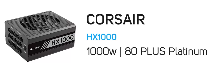 منبع تغذیه (پاور) کورسیر مدل CORSAIR HX1000 1000W Power