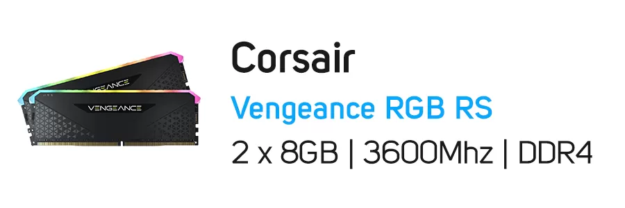 حافظه رم گیمینگ کامپیوتر 16 گیگابایت کورسیر مدل CORSAIR Vengeance RGB RS 16GB DDR4 3600Mhz