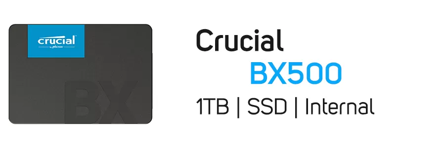 حافظه اینترنال SSD کروشیال ظرفیت 1 ترابایت مدل Crucial BX500 1TB