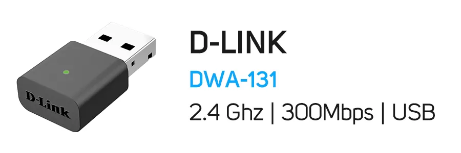 کارت شبکه بی سیم دی لینک مدل D-Link DWA-131