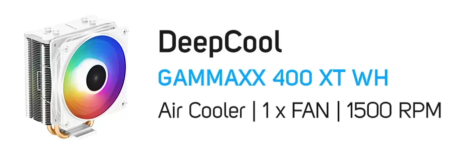 فن خنک کننده بادی پردازنده دیپ کول مدل DeepCool GAMMAXX 400 XT WH