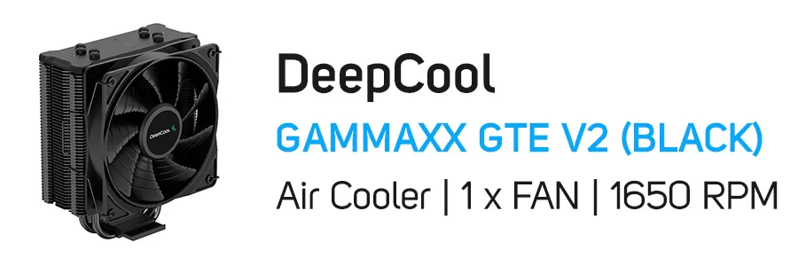 فن خنک کننده بادی پردازنده دیپ کول مدل DEEPCOOL GAMMAXX GTE V2 (BLACK)