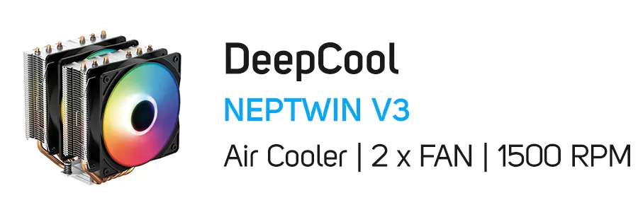 فن خنک کننده بادی پردازنده دیپ کول مدل DeepCool NEPTWIN V3