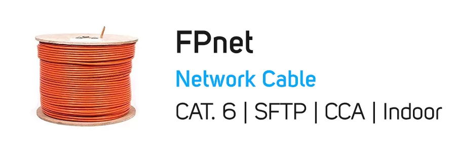 حلقه کابل شبکه 305 متر SFTP آلومینیوم مدل FPnet Cat 6 SFTP CCA Indoor