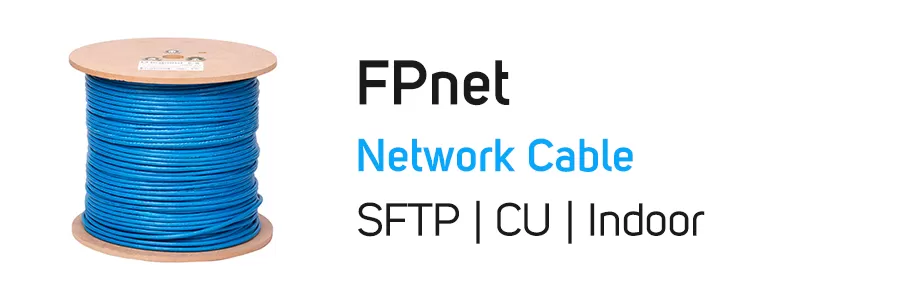 حلقه کابل شبکه 305 متر SFTP مس مدل FPnet CAT6 SFTP CU Indoor