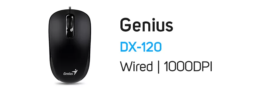 ماوس با سیم جنیوس مدل Genius DX-120 Mouse