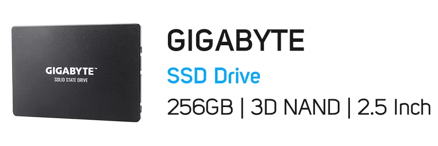 هارد‌ دیسک SSD اینترنال گیگابایت ظرفیت 256 گیگابایت مدل GIGABYTE 256GB