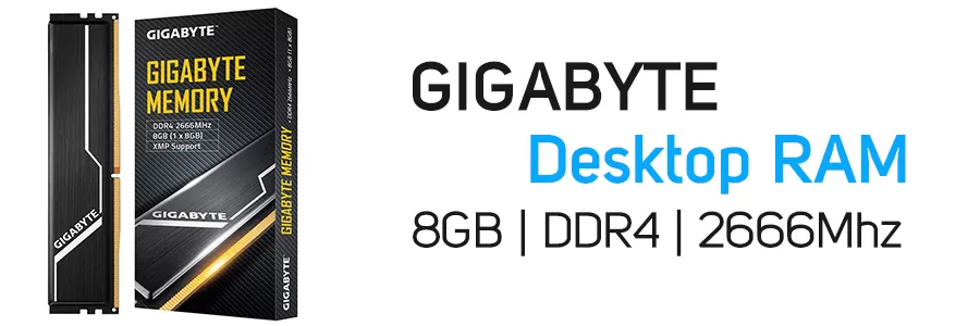 رم کامپیوتر 8 گیگابایت GIGABYTE 8GB DDR4 2666Mhz CL-16