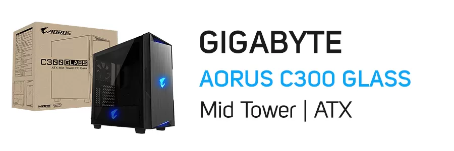 کیس کامپیوتر گیمینگ گیگابایت GIGABYTE AORUS C300 GLASS (C300-G) Gaming