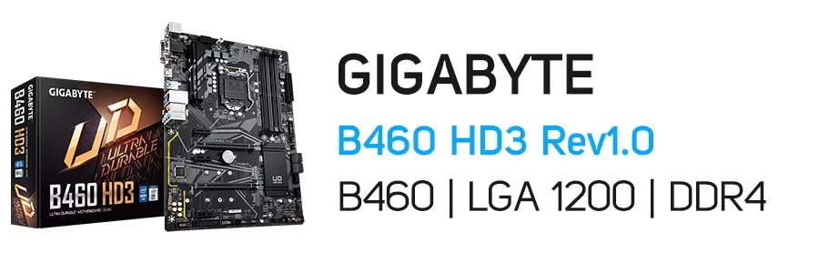 مادربرد گیگابایت مدل GIGABYTE B460 HD3 Rev 1.0