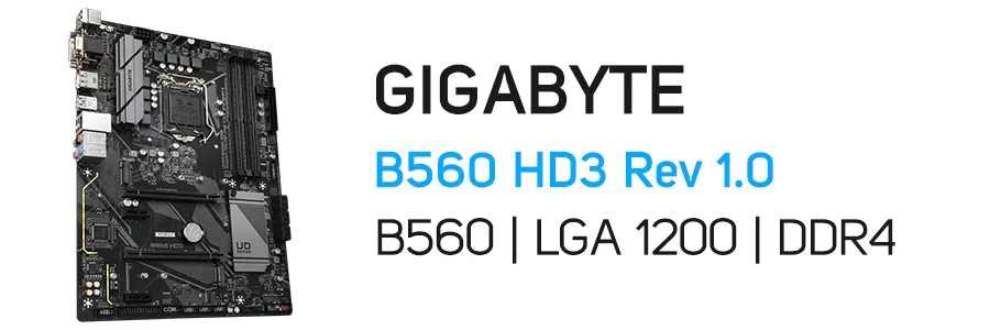 مادربرد گیگابایت مدل GIGABYTE B560 HD3 Rev 1.0