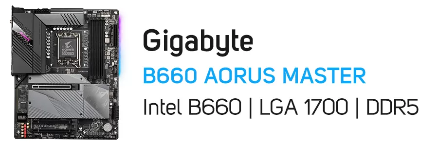 مادربرد گیمینگ گیگابایت مدل GIGABYTE B660 AORUS MASTER