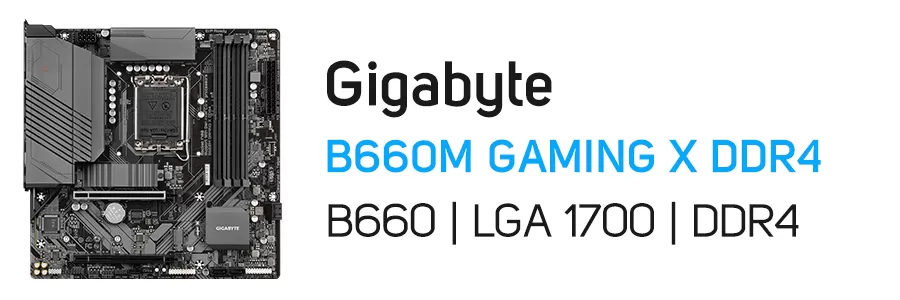 مادربرد گیگابایت مدل GIGABYTE B660M GAMING X DDR4