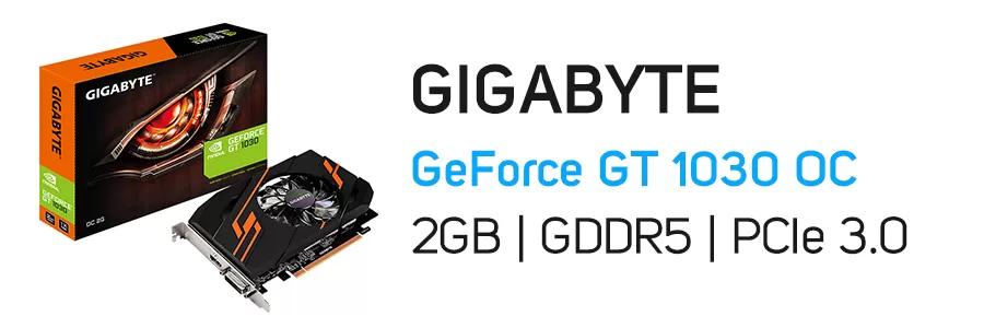 کارت گرافیک گیگابایت مدل GIGABYTE GeForce GT 1030 OC 2GB