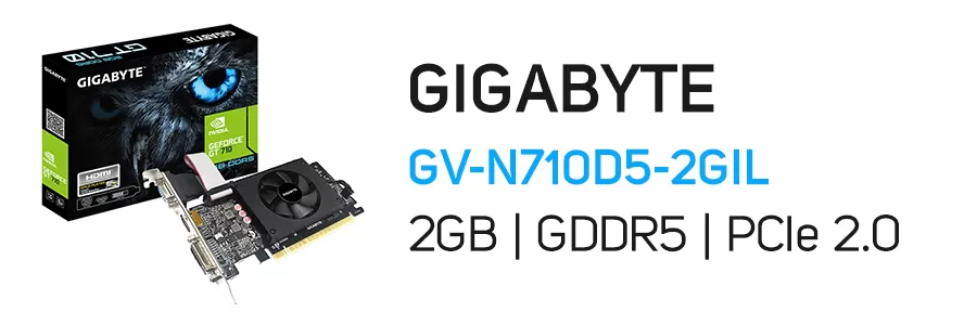 کارت گرافیک گیگابایت مدل GIGABYTE GeForce GT 710 2GB