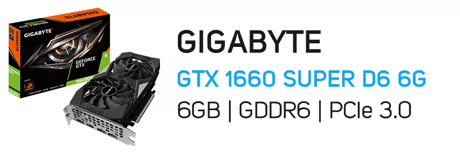 کارت گرافیک گیمینگ گیگابایت مدل GIGABYTE GeForce GTX 1660 SUPER D6 6G 6GB