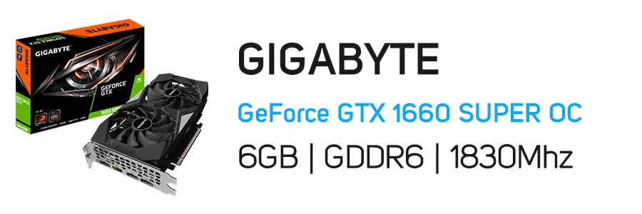 کارت گرافیک گیمینگ گیگابایت مدل Gigabyte GeForce GTX 1660 SUPER OC 6G