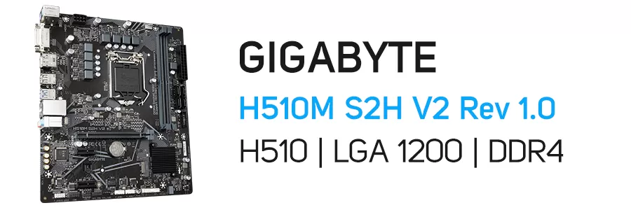مادربرد گیگابایت مدل GIGABYTE H510M S2H V2 Rev 1.0