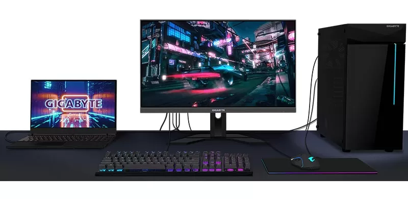 اولین مانیتور کی وی ام دنیا Gigabyte M27Q KVM Gaming Monitor