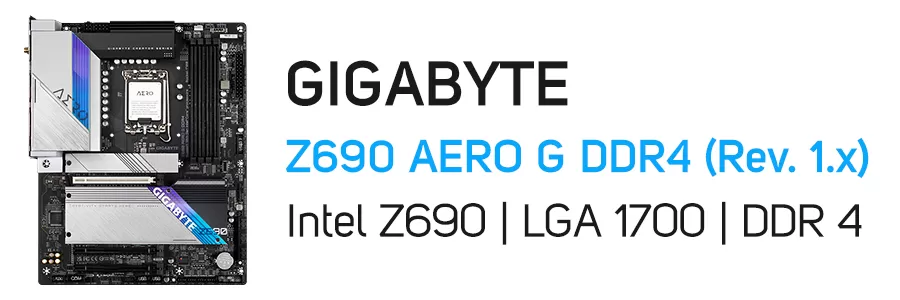 مادربرد گیمینگ گیگابایت مدل GIGABYTE Z690 AERO G DDR4 (rev. 1.x)
