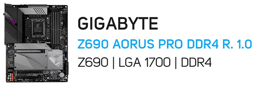مادربرد گیمینگ گیگابایت مدل GIGABYTE Z690 AORUS PRO DDR4 Rev 1.0