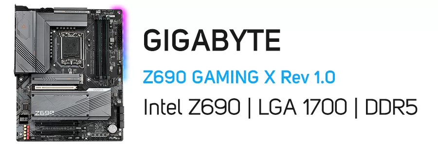 مادربرد گیمینگ گیگابایت مدل GIGABYTE Z690 GAMING X Rev 1.0
