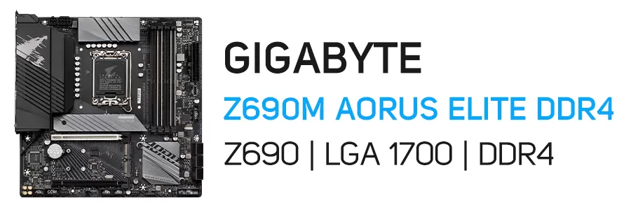 مادربرد گیمینگ گیگابایت مدل GIGABYTE Z690M AORUS ELITE DDR4 Rev 1.0