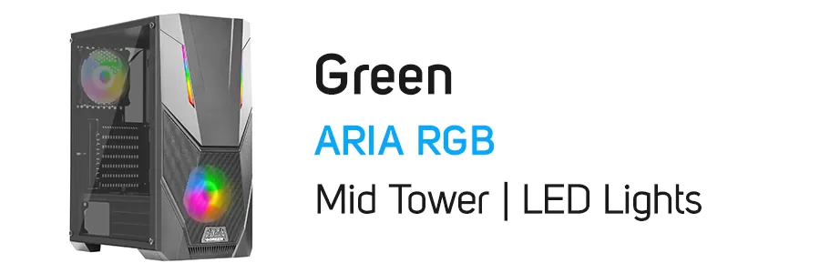 کیس کامپیوتر گرین مدل آریا Green ARIA RGB PC Case