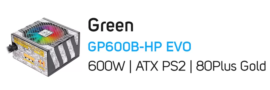 منبع تغذیه (پاور) گرین مدل GREEN GP600B-HP EVO Power