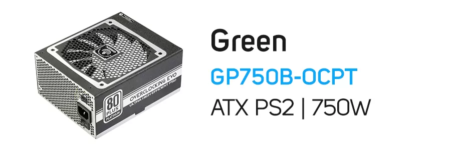 منبع تغذیه (پاور) ماژولار گرین مدل Green GP750B-OCPT 750W Power