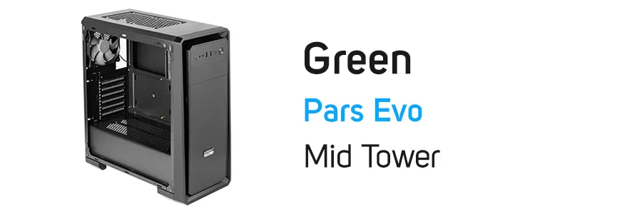 کیس کامپیوتر گرین مدل Green Pars Evo PC Case