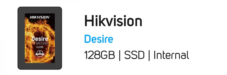 حافظه اینترنال SSD هایک ویژن ظرفیت 128 گیگابایت مدل Hikvision Desire 128GB