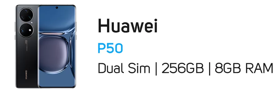 گوشی موبایل هوآوی Huawei P50 با ظرفیت 256 گیگابایت و رم 8 گیگابایت