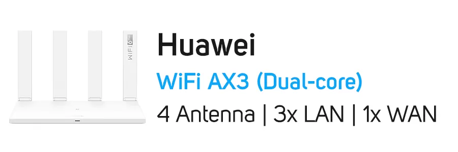 روتر بی سیم هوآوی مدل HUAWEI WiFi AX3 (Dual-core)