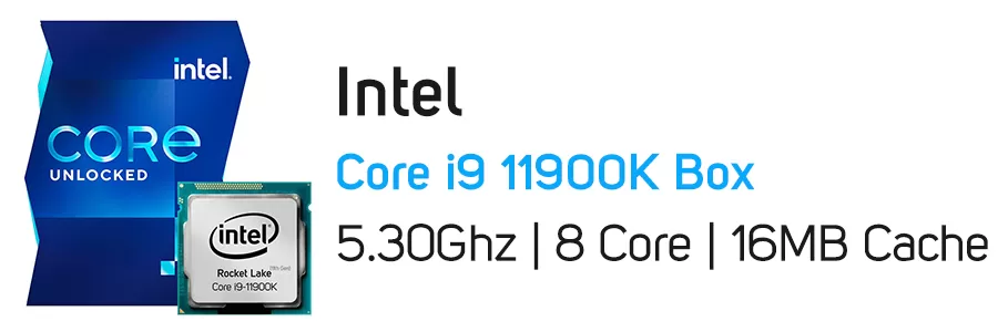 پردازنده اینتل سری Rocket Lake مدل Intel Core i9 11900K Box