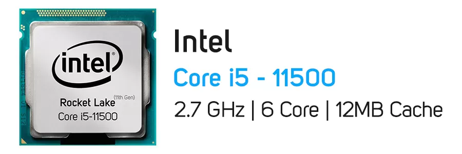 پردازنده اینتل سری Comet Lake مدل Intel Core i5-11500 CPU Tray