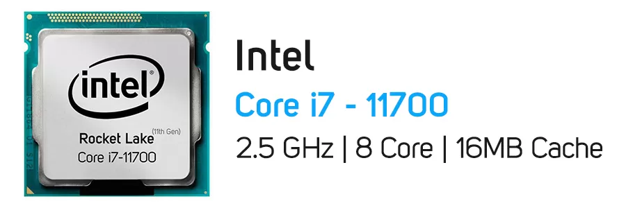 پردازنده اینتل سری Rocket Lake مدل Intel Core i7-11700 CPU Tray