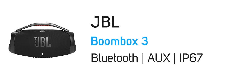 اسپیکر بلوتوثی قابل حمل جی بی ال مدل JBL Boombox 3