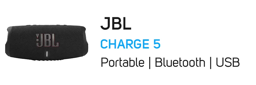 اسپیکر بلوتوثی قابل حمل جی بی ال مدل JBL CHARGE 5