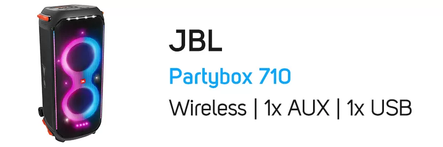 اسپیکر بلوتوثی قابل حمل پارتی باکس جی بی ال مدل JBL PartyBox 710