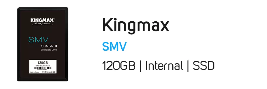 حافظه SSD اینترنال کینگ مکس ظرفیت 120 گیگابایت مدل KINGMAX SMV 120GB SSD