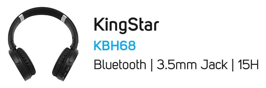 هدفون بلوتوثی کینگ استار مدل Kingstar KBH68
