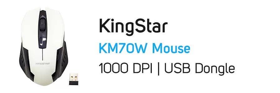 ماوس بی سیم کینگ استار مدل KingStar KM70W