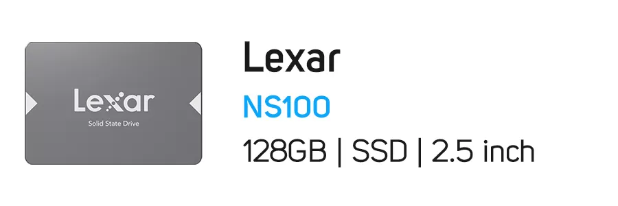 هارد‌ دیسک SSD اینترنال لکسار ظرفیت 128 گیگابایت Lexar NS100 128GB